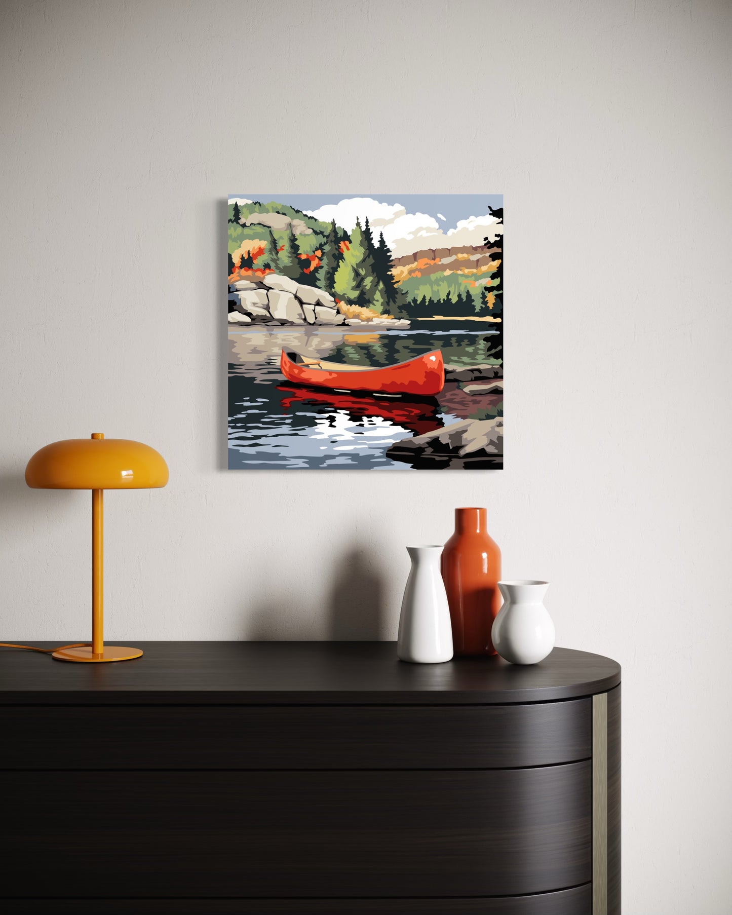 Canoe Landing Paint by Number Kit