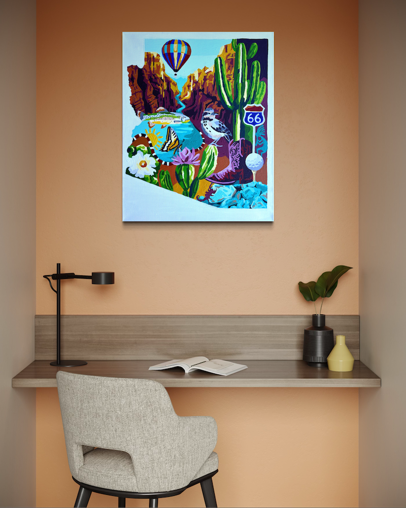Arizona Paint by Number Kit
