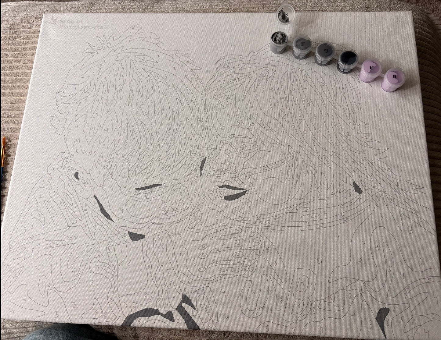 Double Person Paint by Number Kit
