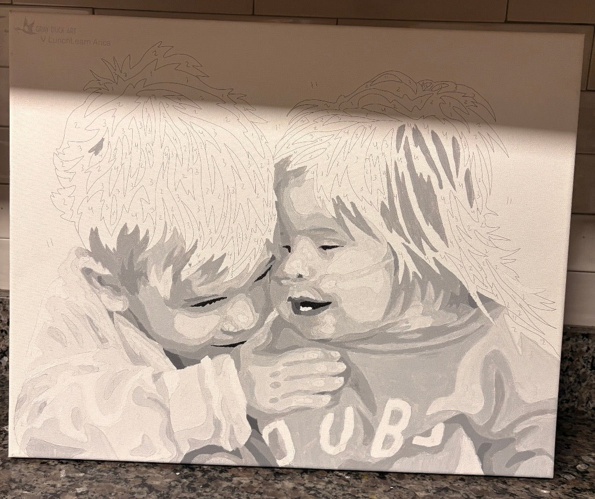 Double Person Paint by Number Kit