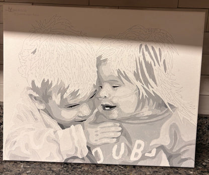 Double Person Paint by Number Kit