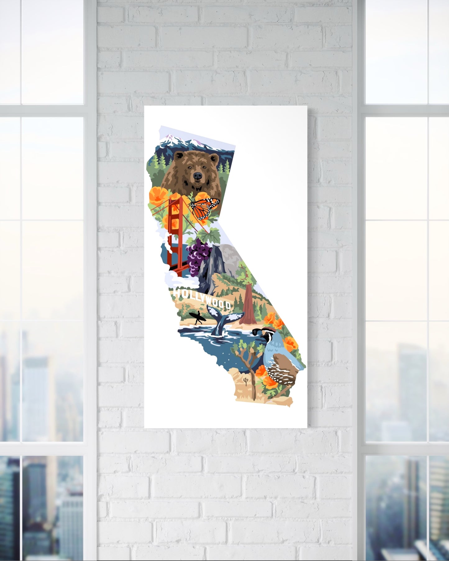 California Paint by Number Kit