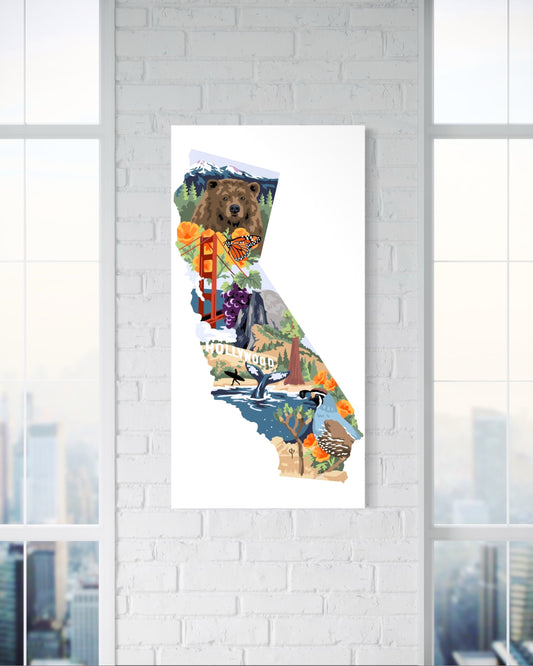 California Paint by Number Kit