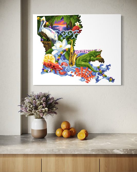 Louisiana Paint by Number Kit