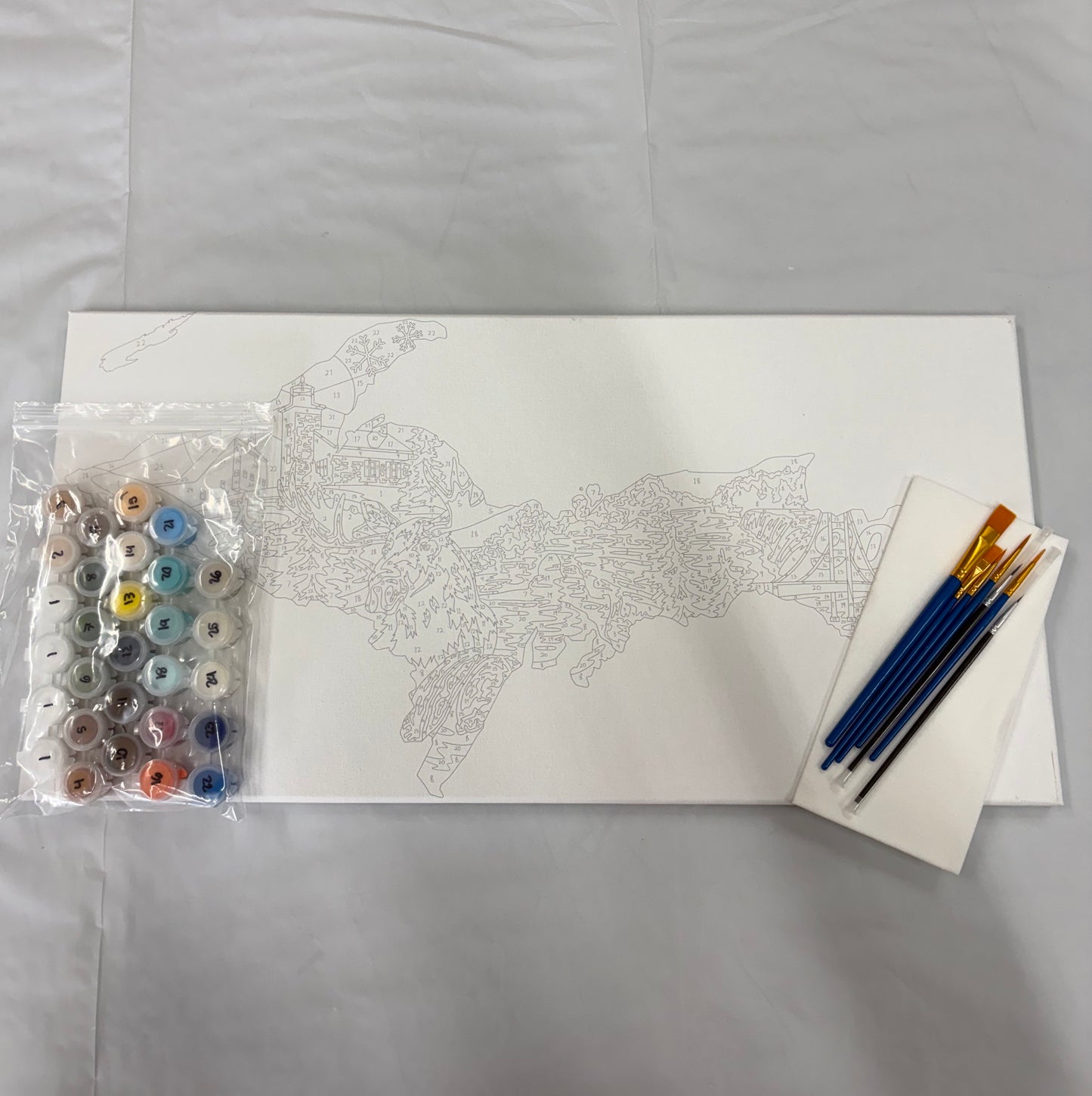 Michigan - Upper Peninsula Paint by Number Kit