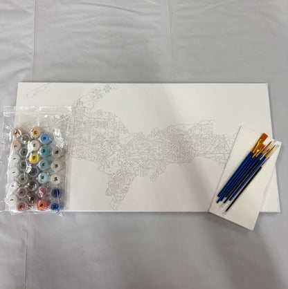 Michigan - Upper Peninsula Paint by Number Kit