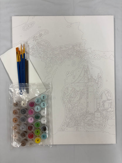 Michigan - Full State Paint by Number Kit