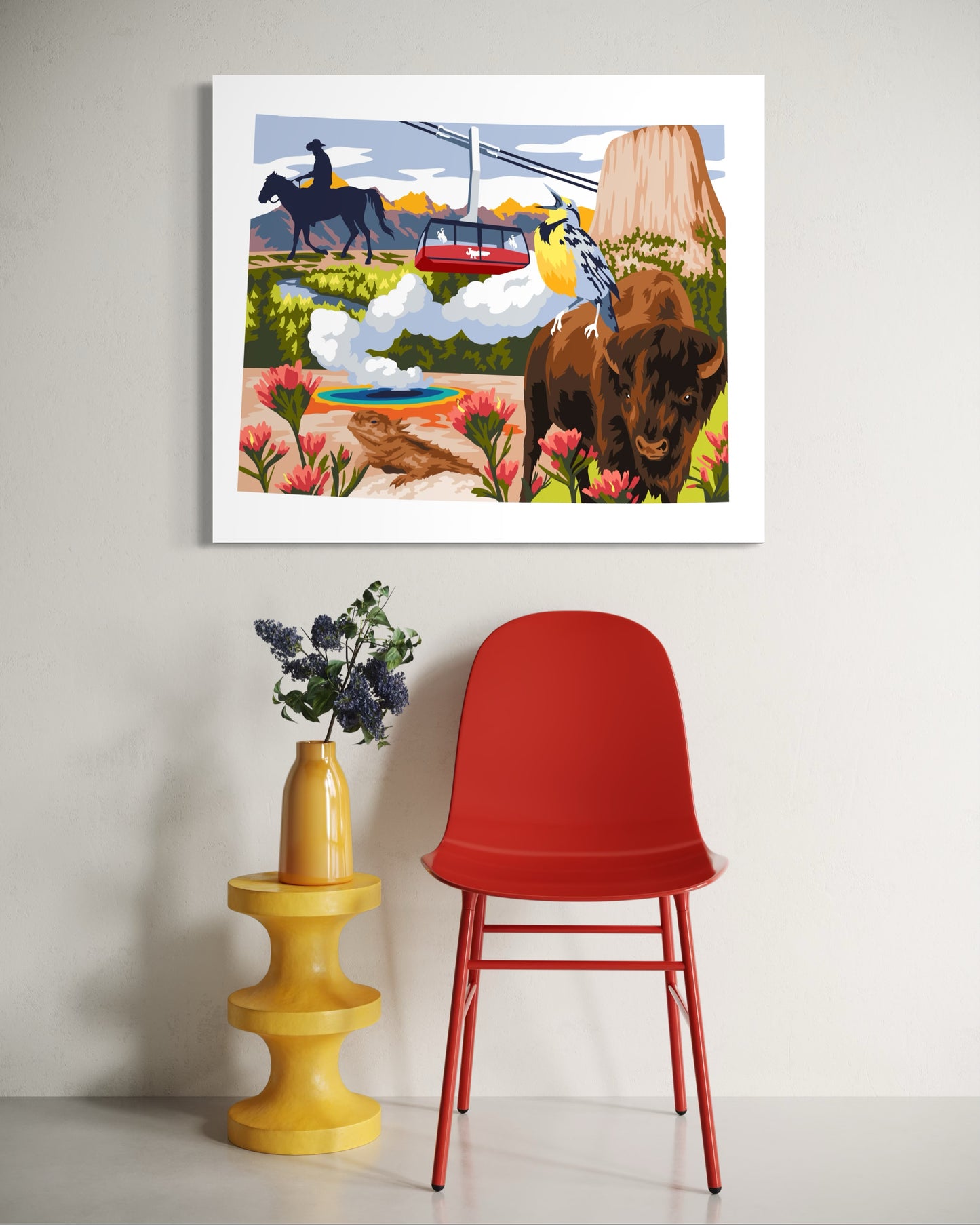 Wyoming Paint by Number Kit