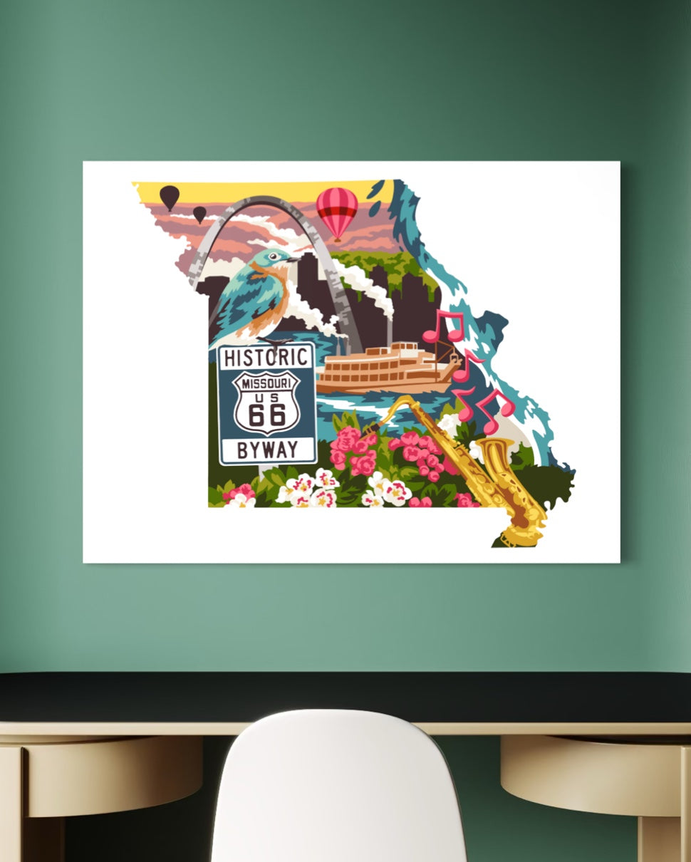 Missouri Paint by Number Kit