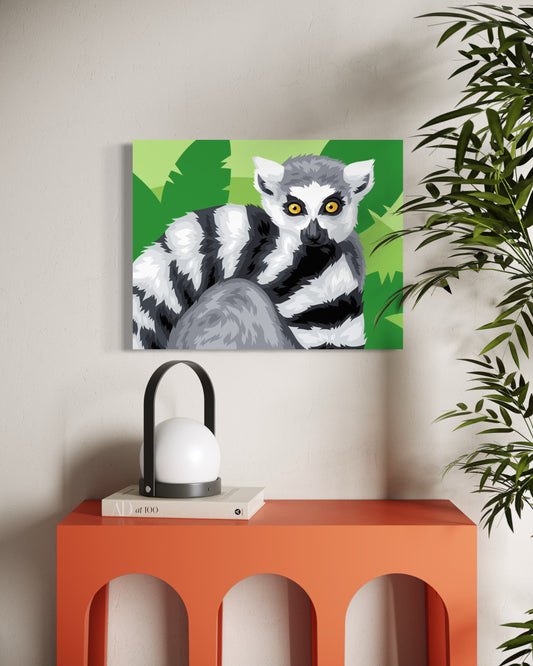 Lemur Paint by Number Kit