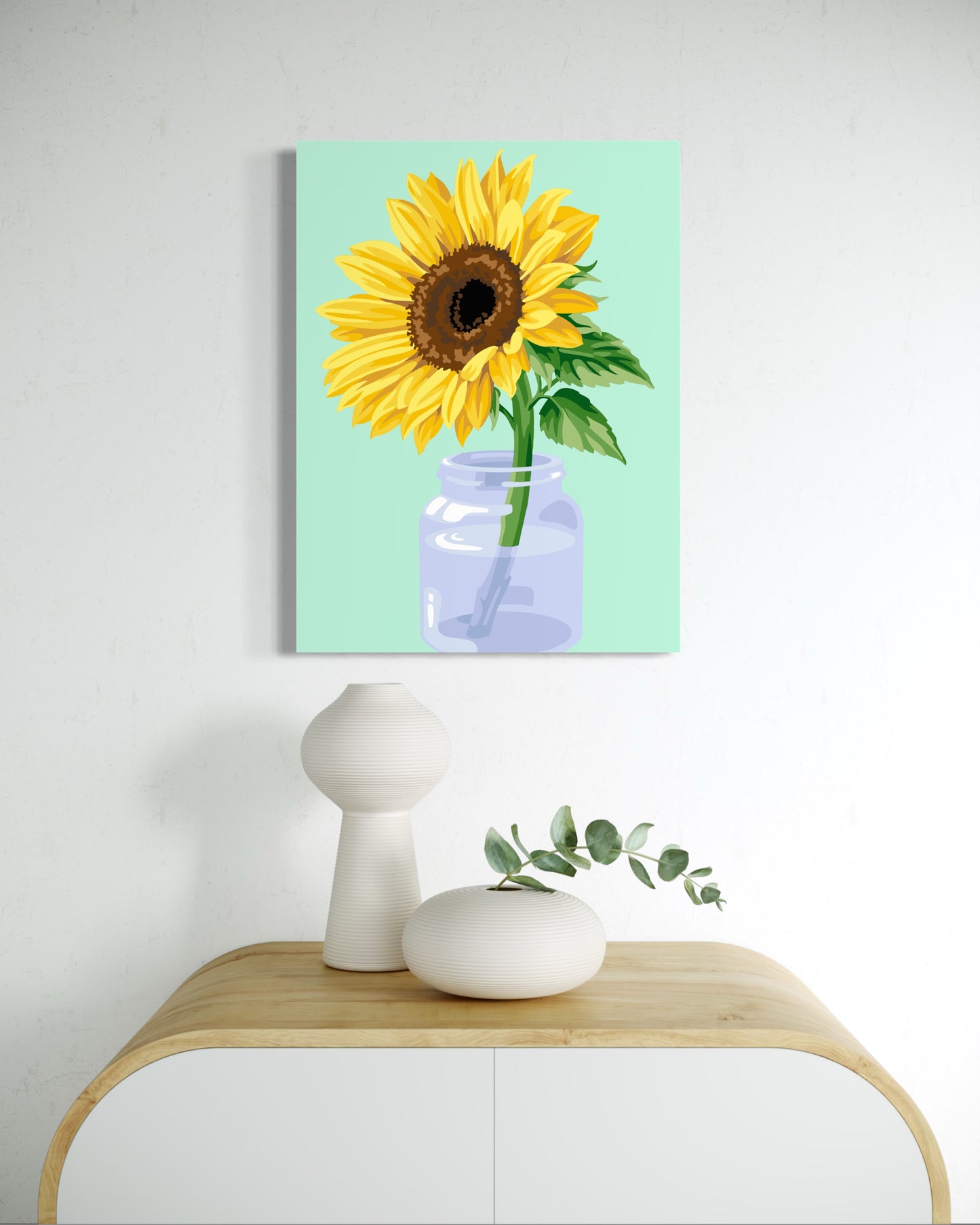 Sunflower Paint by Number Kit