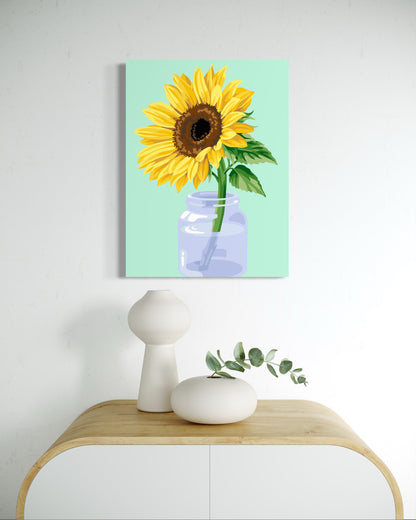 Sunflower Paint by Number Kit
