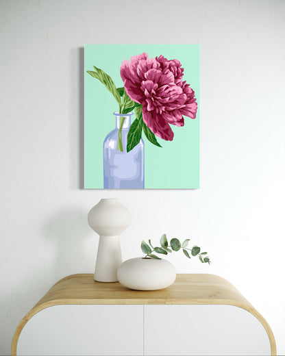 Peony Paint by Number Kit