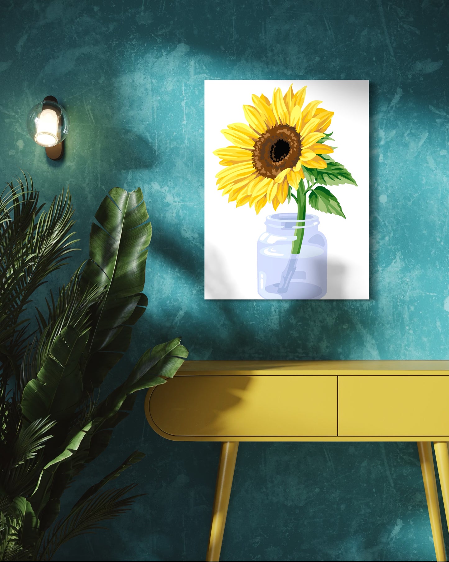 Sunflower Paint by Number Kit
