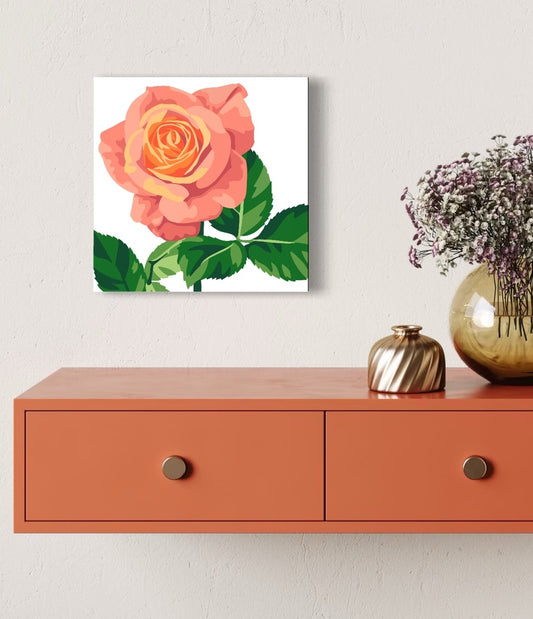 Rose Paint by Number Kit