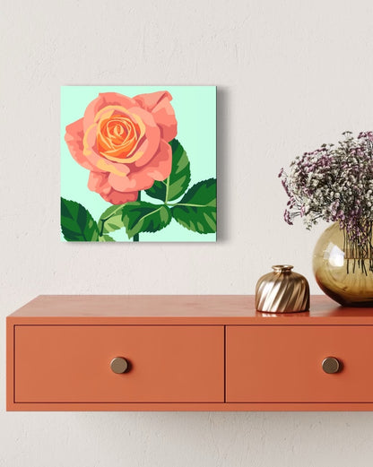 Rose Paint by Number Kit