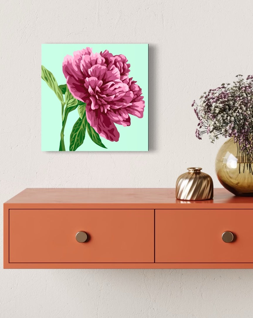 Peony Paint by Number Kit