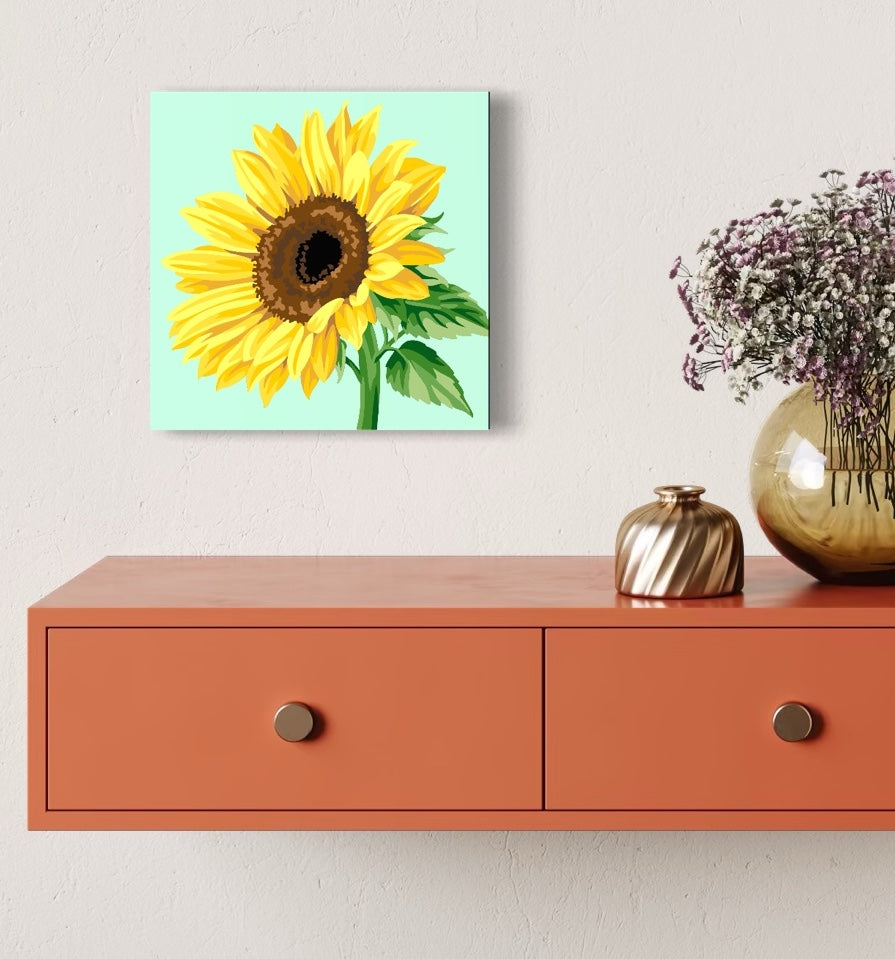 Sunflower Paint by Number Kit