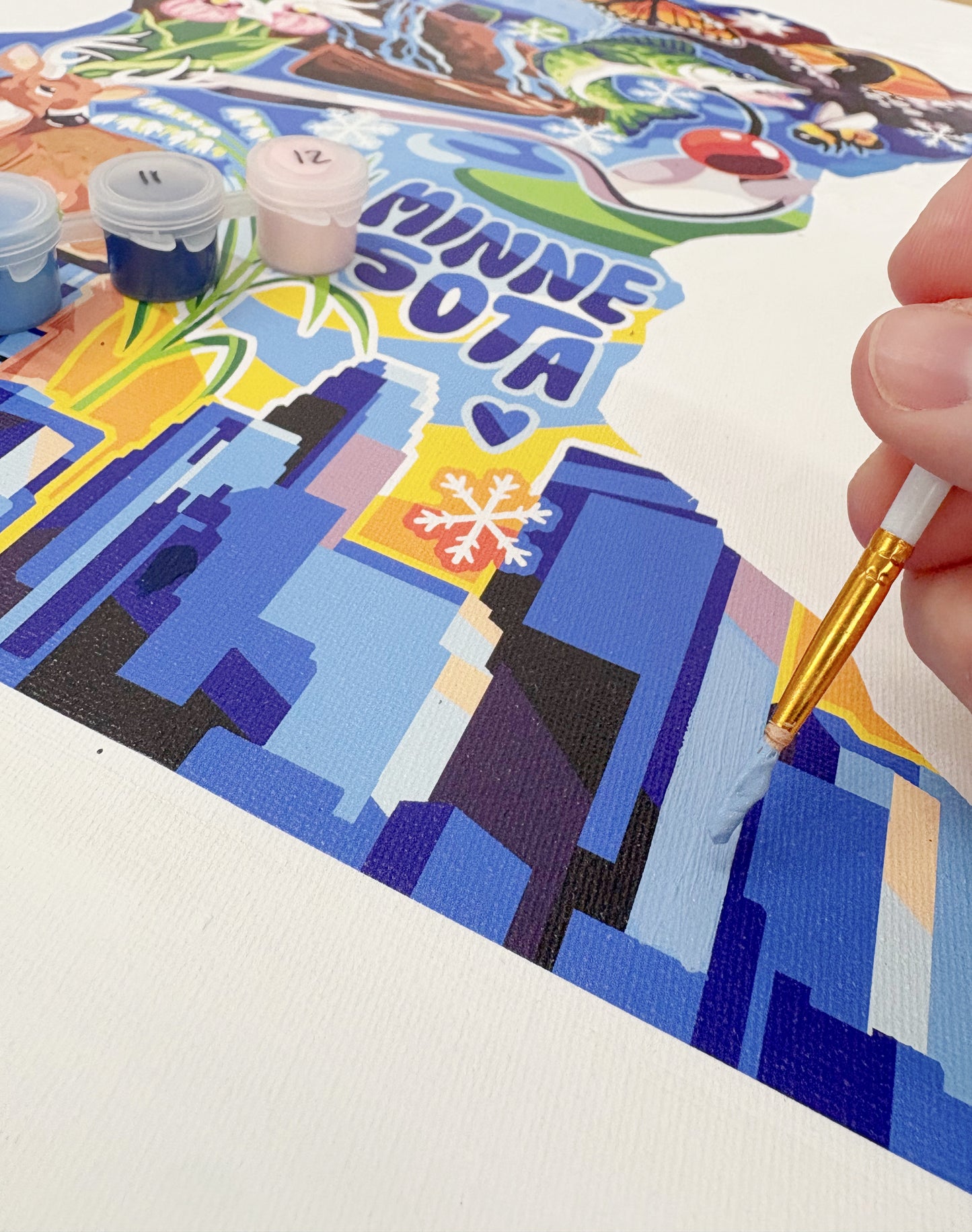 Minnesota Paint by Number Kit
