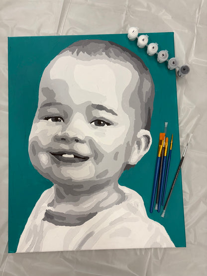 Individual Person Paint by Number Kit