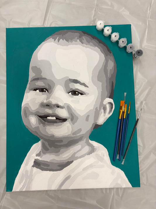 Individual Person Paint by Number Kit