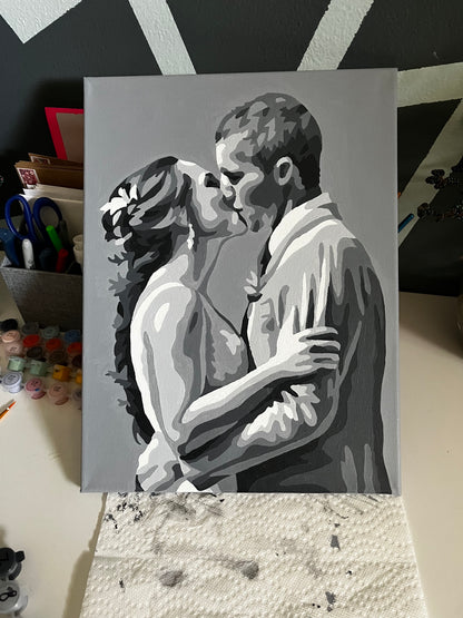 Double Person Paint by Number Kit
