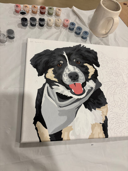 Triple Pet Paint by Number Kit